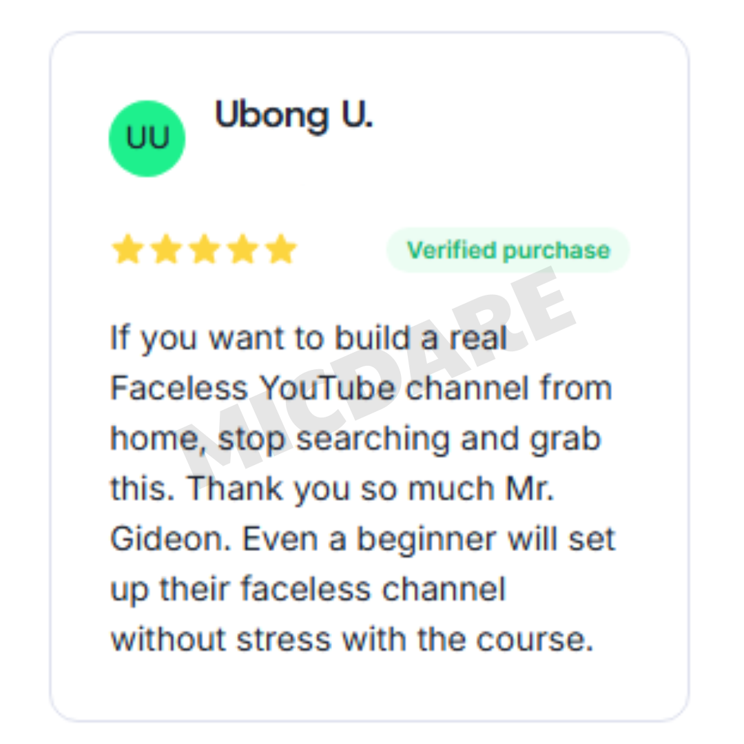 Student testimonial