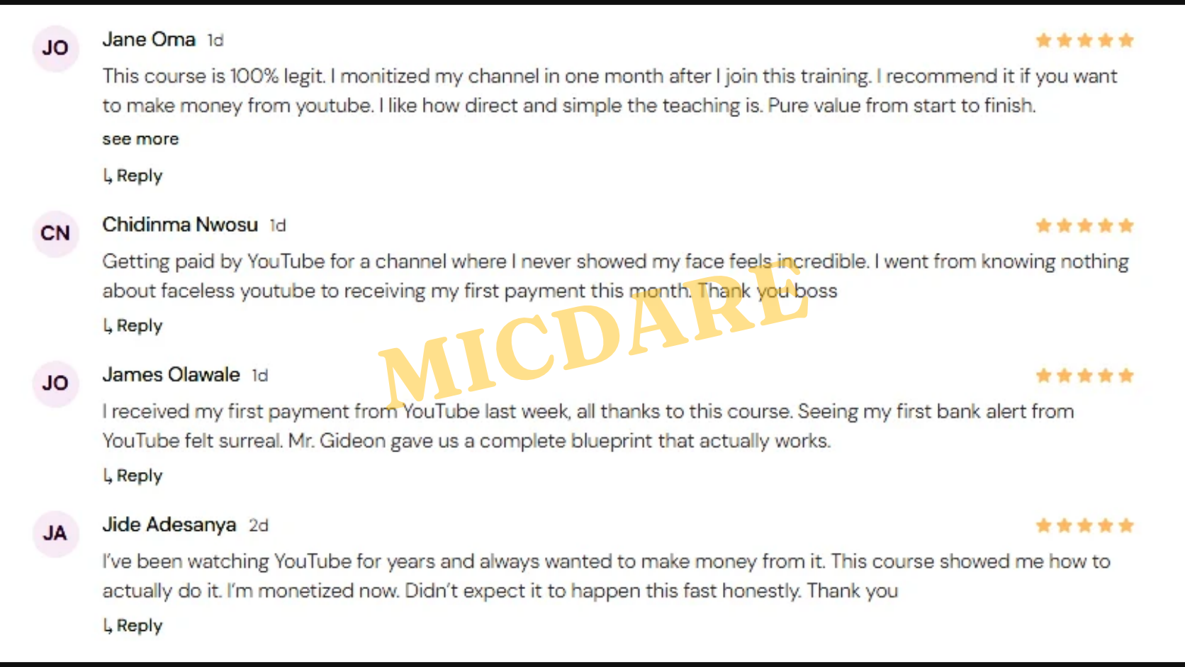 Selar student reviews